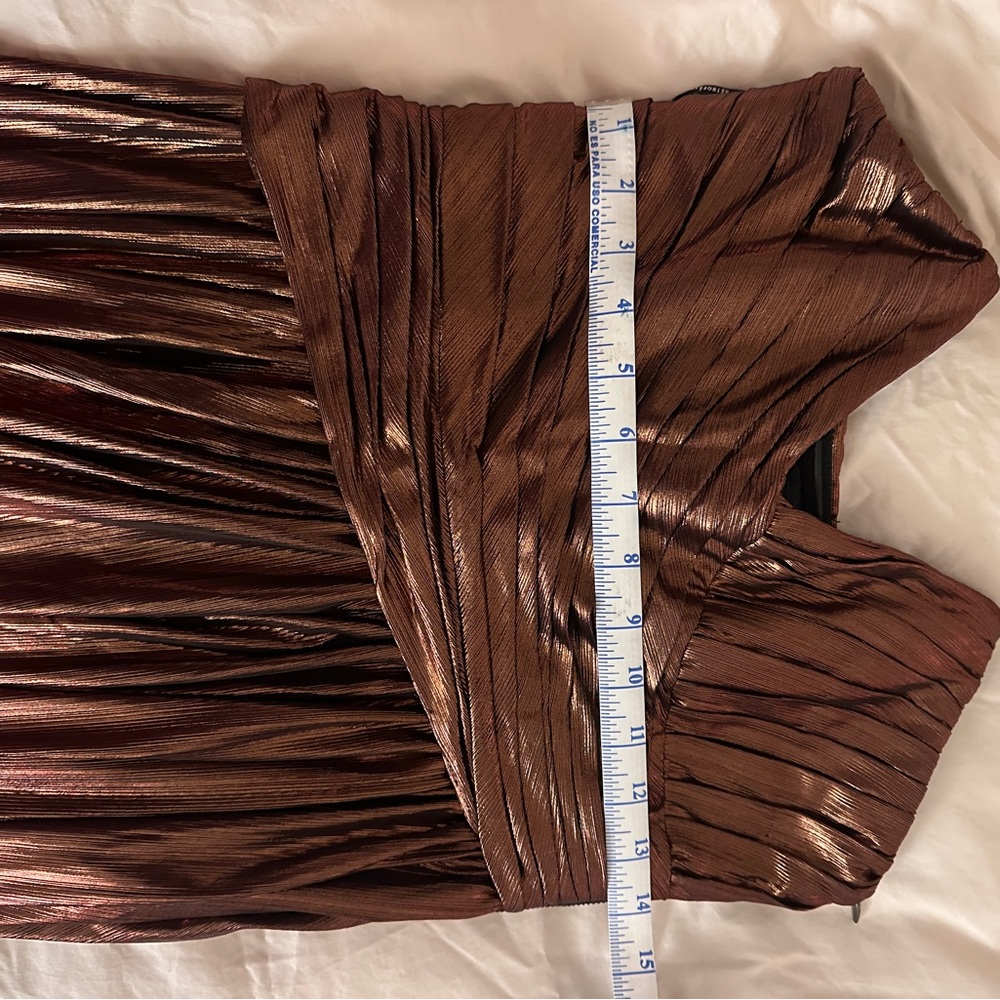 Retrofete Waldorf Dress in Coffee Bean - Picture 6 of 6